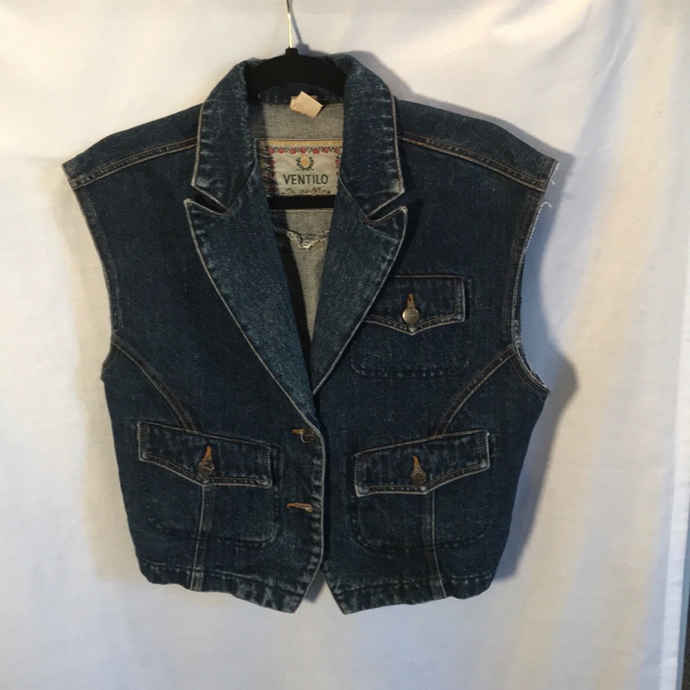 Ventilo Ladies size M blue jean vest